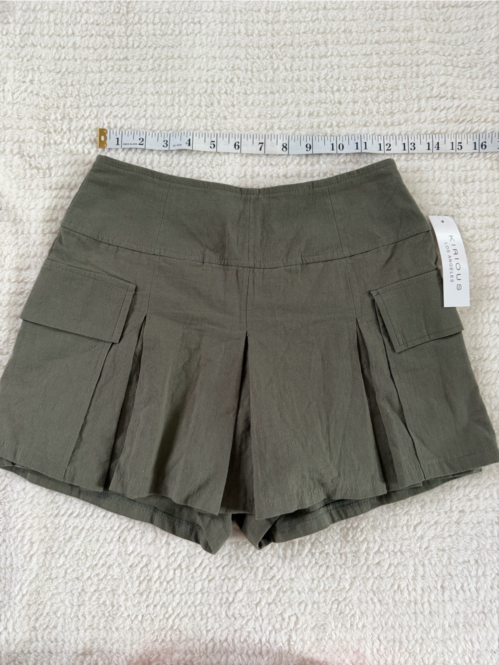 Kirious Olive Green Skirt with shorts